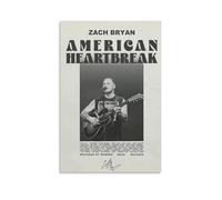 Sheozho Zach B-ryan Poster Vintage Music Album Cover Music Posters for Room Aesthetic Canvas Wall Art Bedroom Decor12x18inch(30x45cm)