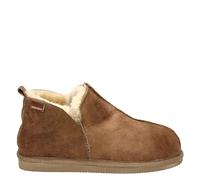 Shepherd of Sweden - Annie Sheepskin Slippers - Women - 100% Real Sheepskin - Comfort - Soft and Warm - Fluffy - Antique cognac - 6 UK