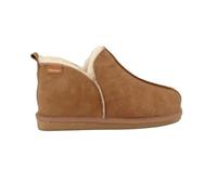 Shepherd of Sweden Annie Tan Leather Womens slippers 4922-052 in a Plain Leather in Size 41