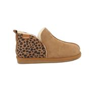 Shepherd of Sweden Annie Leopard print Womens slippers 4922-042 in a Leopard Leather in Size 41