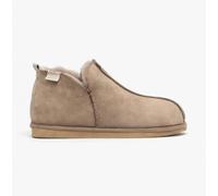 Shepherd of Sweden - Annie Sheepskin Slippers - Women - 100% Real Sheepskin - Comfort - Soft and Warm - Fluffy - Stone - 8 UK
