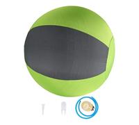 Shepherd Ball For Dogs - PVC Small 17.7 Inch | Giant Dog With Washable And Heavy Duty Polyester Fabric Cover, Manual Air Pump | Inflatable Puppy Play Ball, For Dogs