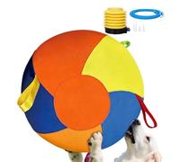 Shepherd Ball for Dogs - with Pump Interactive Items for Animals, Shepherd Ball for Dogs 50 cm - Puppies Size Small Medium Large Indoor Outdoor Home Travel Garden Yard