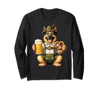 Shepherd Bavarian Beer Master - Funny Oktoberfest Dog Long Sleeve T-Shirt