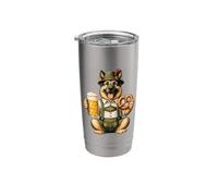 Shepherd Bavarian Beer Master - Funny Oktoberfest Dog Stainless Steel Insulated Tumbler