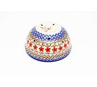 Shepherd Cooper Ceramics Handmade and Hand Painted Unikat Polish Pottery Colander/Berry Bowl (16cm) Jasmine Pattern