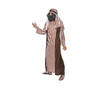 Shepherd Costume, Brown and White, Chest 38"-40", Leg Inseam 32.75"