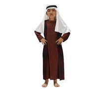 Shepherd Costume Kids Boys Girls Xmas Joseph Outfit Cosplay Fancy Dress Innkeeper Costume for Nativity Play Pantomime Christmas New Year Holiday Celebrations