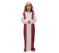 Shepherd Costume Kids Boys Girls Xmas Joseph Outfit Cosplay Fancy Dress Innkeeper Costume for Nativity Play Pantomime Christmas New Year Holiday Celebrations
