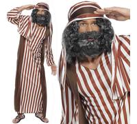 Shepherd Costume Mens Nativity Play Christmas Fancy Dress Costume Medium