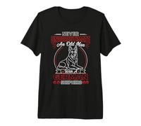 Shepherd Dog Never Underestimate an Old MAN German Shepherd Premium T-Shirt