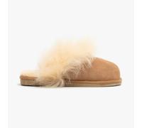 Shepherd EVELINA Womens Sheepskin Mules Chestnut - UK 6.5