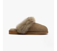Shepherd EVELINA Womens Sheepskin Mules Stone - UK 5