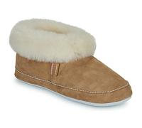 Shepherd of Sweden - Emmy Sheepskin Slippers - Women - 100% Real Sheepskin - Comfort - Soft and Warm - Fluffy - Chestnut - 4 UK
