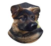 Shepherd German Puppy Neck Gaiter Stylish Headscarf Windproof Facial Covering For Climbing Outdoor Tennis 25X50Cm