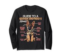 Shepherd GUIDE TO A GERMAN SHEPHERDS HEART Owner Long Sleeve T-Shirt