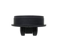 Shepherd Hardware 8721E Hidden Swivel Plate Casters, Black, 2-1/2 Inch