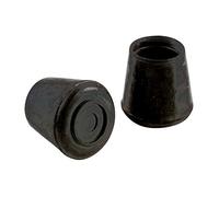 Shepherd Hardware 8746E 1-1/4-Inch Inside Diameter Rubber Chair Leg Tips, 24-Pack, Black