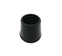 Shepherd Hardware 8766E 1-1/2-Inch Inside Diameter Rubber Chair Leg Tips, 12-Pack, Black, 1-1/2 inches