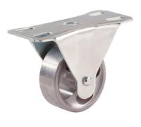 Shepherd Hardware 9182 2-Inch Cast Iron Rigid Plate Caster, 125-lb Load Capacity