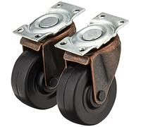 Shepherd Hardware 9346 2-Inch Medium Duty Plate Caster, 2-Pack