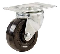 Shepherd Hardware 9480 Heavy Duty Swivel Caster, Black, 101mm, 4"