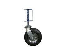 Shepherd Hardware 9798 8-Inch Pneumatic Gate Caster, 200-lb Load Capacity, Black, 8 inch