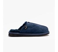 Shepherd HUGO Mens Sheepskin Mules Navy - UK 10.5