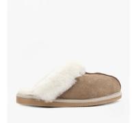 Shepherd JESSICA Womens Sheepskin Mules Stone - UK 7