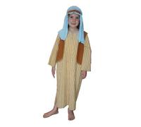 Shepherd Joseph Waistcoat Costume : Childs size Small 4-6 yrs Nativity Fancy Dress