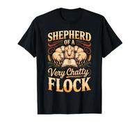 Shepherd of A Very Chatty Flock Bible Study Leader Value Graphic T-Shirt