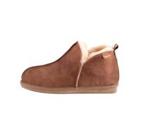 (4) Ladies Boot Style Sheepskin Slipper With Antique Leather Finish