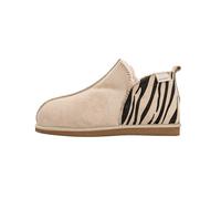 Shepherd of Sweden - Annie Sheepskin Slippers - Women - 100% Real Sheepskin - Comfort - Soft and Warm - Fluffy - Honey Tiger - 4 UK