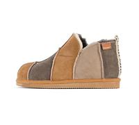 Shepherd of Sweden - Annie Sheepskin Slippers - Women - 100% Real Sheepskin - Comfort - Soft and Warm - Patchwork - 6 UK, Mixed