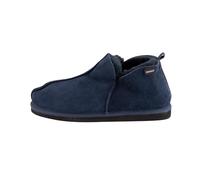 Shepherd of Sweden - Anton Sheepskin Slippers - Men - 100% Real Sheepskin - Comfort - Soft and Warm - Fluffy - Dark navy - 10 UK