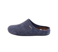 Shepherd of Sweden - Cilla Wool Slippers - Women - 100% Wool - Slip In - Mules - Rubber Sole - Navy - 5 UK