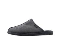Shepherd of Sweden - Hugo Sheepskin Slippers - Men - 100% Real Sheepskin - Slip In - Comfort - Soft and Warm - Matt Black - 11 UK