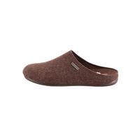 Shepherd of Sweden - Jon Wool Slippers - Men - 100% Wool - Slip In - Mules - Rubber Sole - Moro - 10 UK