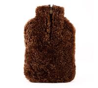 Shepherd of Sweden Kerri Sheep Skin Hot Water Bottle Cover Rusty Brown