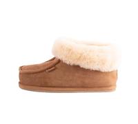 Shepherd of Sweden - Lena Sheepskin Slippers - Women - 100% Real Sheepskin - Comfort - Soft and Warm - Fluffy - Chestnut - 5 UK