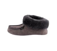 Shepherd of Sweden - Moa Sheepskin Slippers - Women - 100% Real Sheepskin - Comfort - Soft and Warm - Fluffy - Asphalt - 4 UK