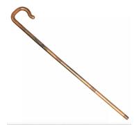 Shepherd’s Crook Staff 100cm Antique Bronze Walking Stick, Decorative Nativity Prop for Christmas Plays & Fancy Dress