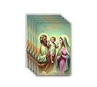 Shepherd's Grace 5 Pack Family Prayer Laminated Holy Card - Holy Family Devotional Prayer Card, Catholic Prayer for Home, Marriage & Children 4.5 x 2.75 in
