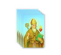 Shepherd's Grace Saint Augustine Laminated Prayer Cards, 5-Pack