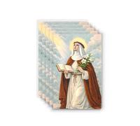 Shepherd's Grace St. Catherine of Siena Holy Prayer Cards, 5-Pack