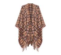 Shepherds Land 100% Lambswool Ruana, Camel Thomson