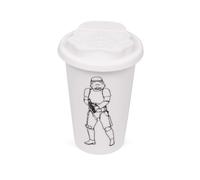 Shepperton Design STMTRPTMW Original Stormtrooper Ceramic Mug with Silicone Lid