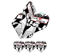 Shepperton Design Studios Original Stormtrooper Officially Licensed Dart Flights, Standard No2 Shape, 100 Micron, We Love Darts, 1 Set of 3 Flights (F4160)