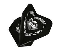 Shepperton Design Studios Original Stormtrooper Officially Licensed Dart Flights, Standard No2 Shape, 100 Micron, Black Stormtrooper Helmet, 1 Set of 3 Flights (F4153)