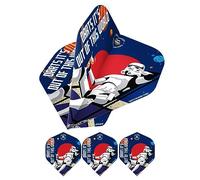 Shepperton Design Studios Original Stormtrooper Officially Licensed Dart Flights, Standard No2 Shape, 100 Micron, Out of This World, 1 Set of 3 Flights (F4161)